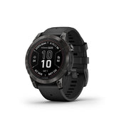 Garmin Fenix 7 Pro Sapphire Solar, Carbon Gray DLC Titanium w/Black Band