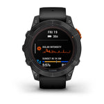 Garmin Fenix 7 Pro Solar, Glass, Slate Gray w/Black Band