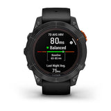 Garmin Fenix 7 Pro Solar, Glass, Slate Gray w/Black Band