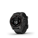 Garmin Fenix 7S Pro Sapphire Solar, Carbon Gray DLC Titanium w/Black Band