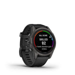 Garmin Fenix 7S Pro Sapphire Solar, Carbon Gray DLC Titanium w/Black Band