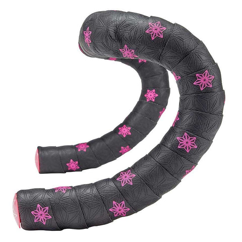Supacaz, Super Sticky Kush - Galaxy, Handlebar Tape, Neon Pink Print