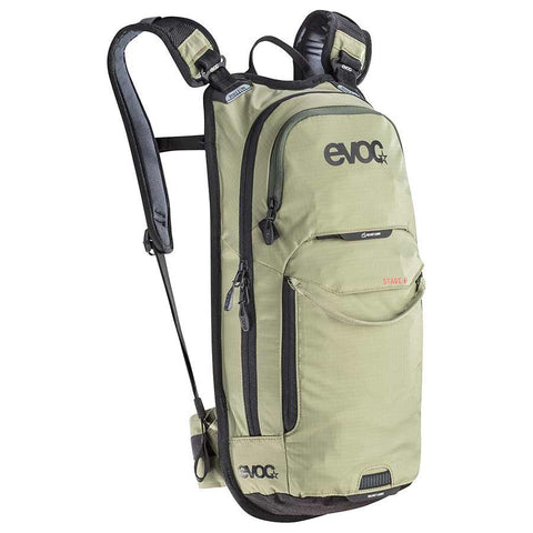 EVOC, Stage 6 + 2L Bladder, Hydration Bag, Volume: 6L, Bladder: Included (2L), Light Olive