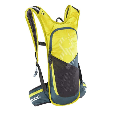 EVOC, CC 3 Race + 2L Bladder, Hydration Bag, Volume: 3L, Bladder: Included (2L), Sulphur/Slate