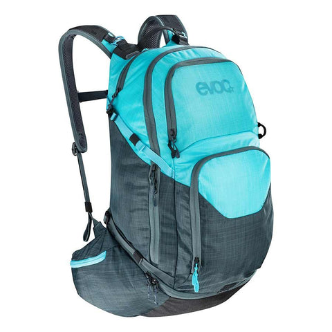 EVOC, Explorer Pro 30L, Backpack, Heather Slate/Heather Blue