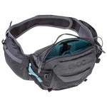 EVOC, Hip Pack Pro, Hydration Bag, Volume: 3L, Bladder: Included (1.5L), Black/Carbon Grey