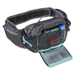 EVOC, Hip Pack Pro, Hydration Bag, Volume: 3L, Bladder: Included (1.5L), Black/Carbon Grey