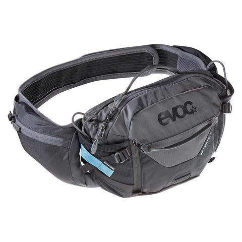 EVOC, Hip Pack Pro, Hydration Bag, Volume: 3L, Bladder: Not inlcuded, Black/Carbon Grey