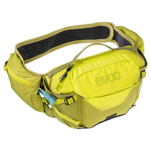 EVOC, Hip Pack Pro, Hydration Bag, Volume: 3L, Bladder: Not included, Sulphur/Moss Green