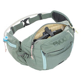 EVOC, Hip Pack 3L + 1.5L Bladder, Hydration Bag, Volume: 3L, Bladder: Included (1.5L), Olive