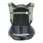 EVOC, Trail Pro 16, Protector backpack, 16L, Light Olive/Carbon Grey, LXL