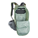 EVOC, Trail Pro 16, Protector backpack, 16L, Light Olive/Carbon Grey, LXL