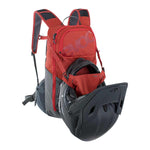 EVOC, Ride 12, Hydration Bag, Volume: 12L, Bladder: Included (2L), Chili Red/Carbon Grey