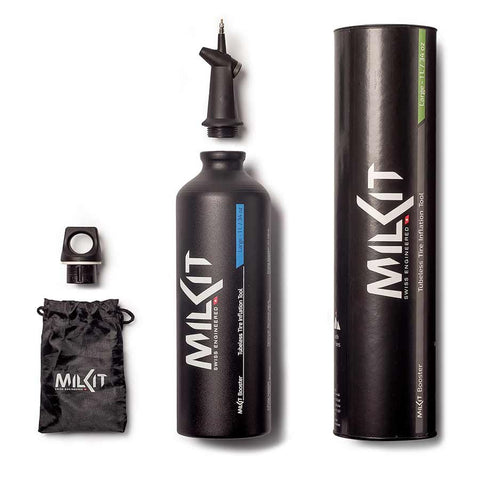 Milkit, Booster, Tubeless Inflation Kit, Presta, 1L