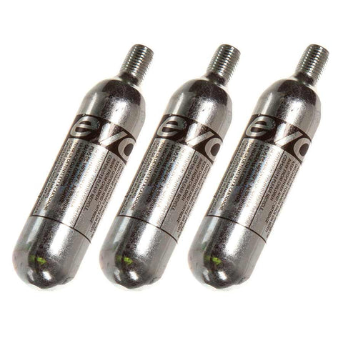 EVO, Threaded 20g CO2 Cartridges, 3pcs