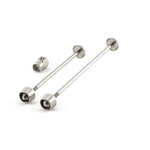 Pitlock, FW+RW skewers 2-Pack, Silver, (Set 03)