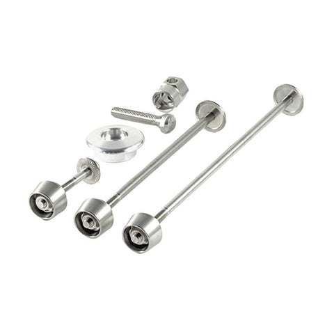 Pitlock, FW+RW+SP+HS skewers 4-Pack, Silver, (Set 02/GA)