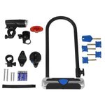 XLC, Ready 2 Roll Accessory Kit, Includes U-Lock, Headlight, Taillight, Bell