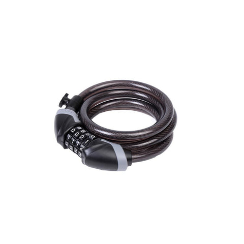 EVO, Lockup, Cable lock, Combination, 12mm, 185cm, 6', Black