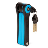 Eclypse, Foldylock Compact, Folding Lock, Key, 85cm, Blue