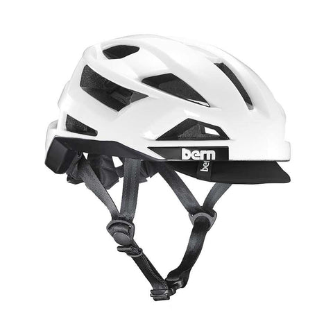 Bern, FL-1 Pavé, Helmet, Gloss White, L, 59 - 62cm