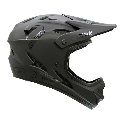 7iDP, M1, Full Face Helmet, Matt Black/Gloss Black, XL, 61 - 62cm