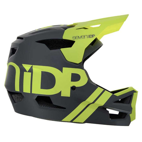 7iDP, Project 23 ABS, Full Face Helmet, Matt Storm Grey/Gloss Bright Yellow/Matt, L, 61 - 62cm