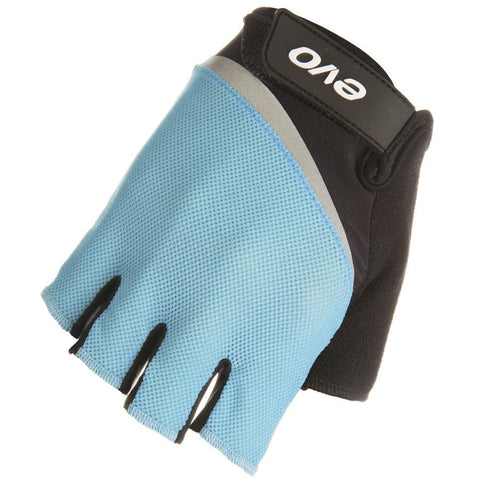 EVO, Palmer Pro Gel, Short Finger Gloves, Women, Black/Teal, M, Pair