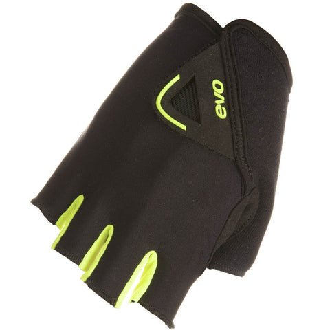 EVO, Palmer Pro, Short Finger Gloves, Women, Black/Yellow, XS, Pair