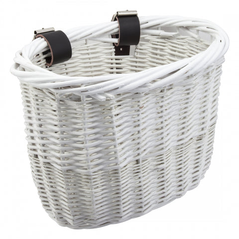 BASKET SUNLT FT WILLOW MINI WHT STRAP-ON9.75x6x7.5