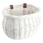 BASKET SUNLT FT WILLOW BUSHEL WHT STRAP-ON 13x8x9