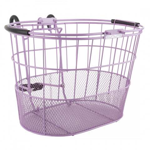 BASKET SUNLT FT WIRE/MESH OVAL L/O STD PU w/BRACKET