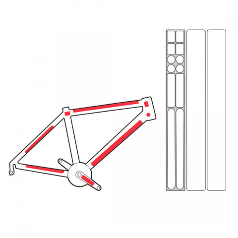 Frame Guard Zefal Skin Armor Decal Lrg Clr
