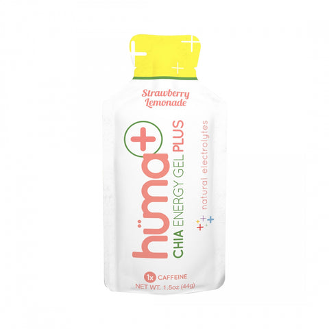 Food Huma Chia Energy Gel Plus Strawberry/Lemonade Bxof24
