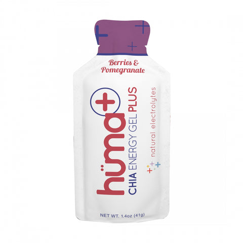 Food Huma Chia Energy Gel Plus Berries/Pomegranate Bxof24