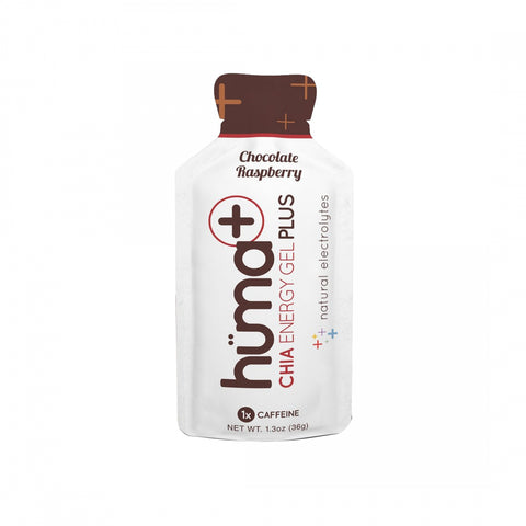 Food Huma Chia Energy Gel Plus Chocolate/Raspberry Bxof24