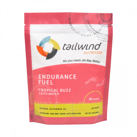 Food Tailwind Endurance Fuel Caffeine Tropical Buzz 29Oz Bg