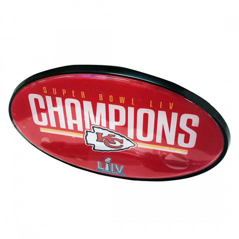 Car Rack Tricktopz Hitch Cover 2In Kc Superbowl Champs Liv
