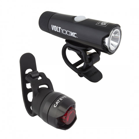 Light Cateye Hl-El051Rc Tl-Ld160 Volt100Xc/Orb Combo Bk