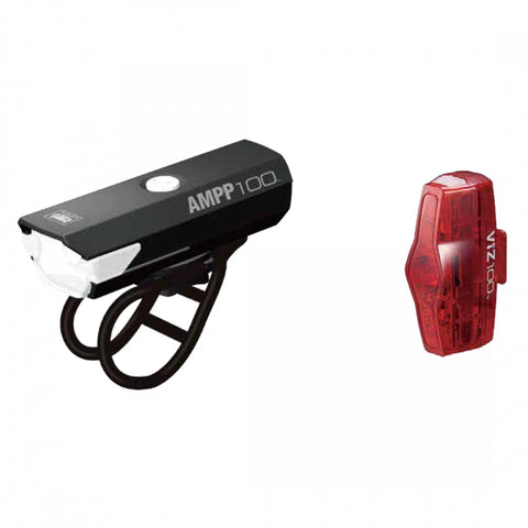 Light Cateye Hl-El041Rc Tl-Ld800B Ampp100/Viz100 Combo Bk