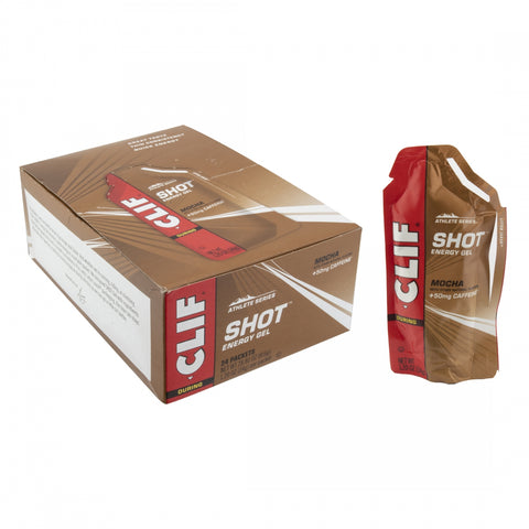 FOOD CLF GEL MOCHAw/50mg CAFFEINE BXof24