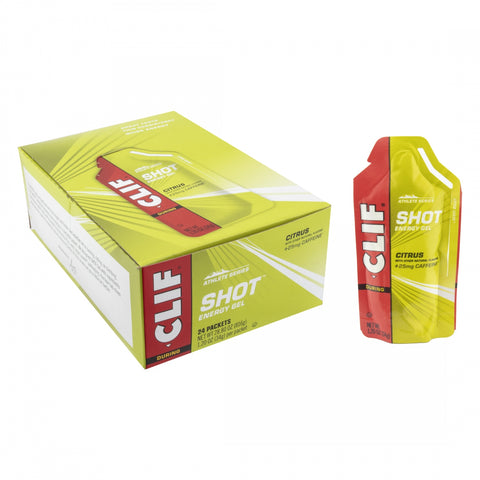 FOOD CLF GEL CITRUSW/25mg CAFFEINE BXof24