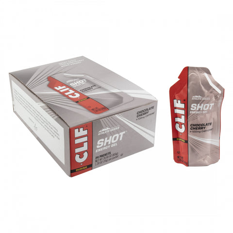 FOOD CLF GEL CHOC CHERRY TURBOW/100mg CAFFEINE BXof24