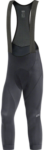 GORE® C3 3/4 Cycling Bib Tights+ - Black Men's Large