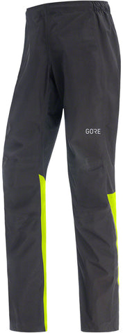 GORE® Wear GORE-TEX Paclite® Pants - Black/Neon Yellow Men's Small