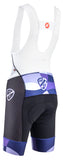 All City Dot Game WoMen's Bib Short Black Dark Purple Purple Lavender Lite