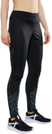 Craft Warm Train Wind Tights Black/Asphalt WoMen's