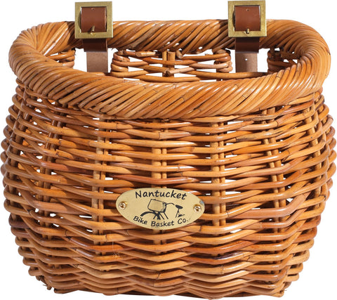 Nantucket Cisco Front Basket Classic Shape Honey
