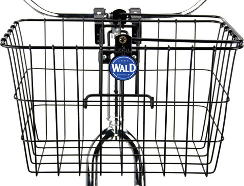 Wald 3133 Front Quick Release Basket with BoltOn Mount Gloss Black