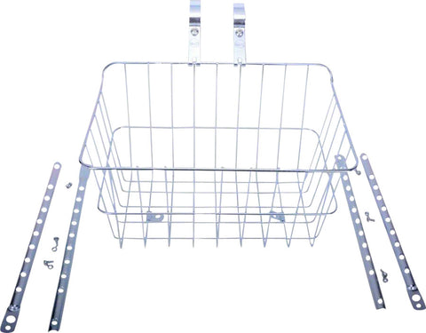 Wald 1512 Front Basket with Adjustable Legs Silver